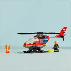 LEGO City Fire 60411 Palokunnan pelastushelikopteri - 6