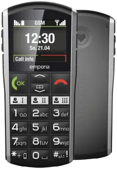 Emporia Simplicity 4G puhelin, musta - 1