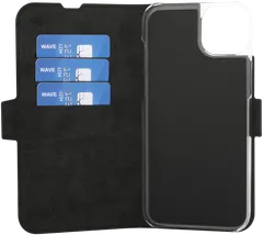 Wave MagSafe -yhteensopiva Book Case, Apple iPhone 15 Plus, Musta - 4