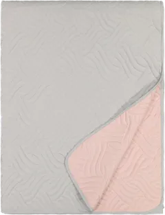House päiväpeitto Sonic 260x260 cm, harmaa/roosa - 1