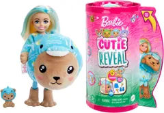 Barbie Cutie Reveal Chelsea Costume Cuties -nukke nalle delfiiniasussa - 1