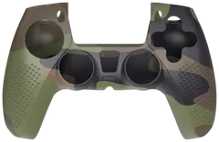 Hama 6-in-1 lisätarvikesarja PlayStation 5 -ohjaimelle, Camouflage - 3