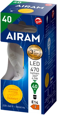 Airam LED mainos 4,5W E14 470LM himmennettävä kirkasfilamentti - 2