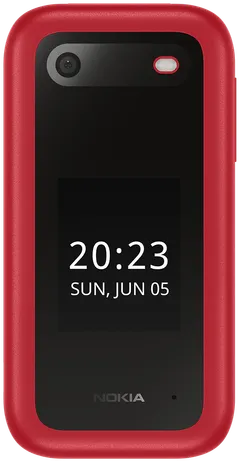 Nokia 2660 punainen peruspuhelin + teline - 4