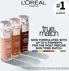 L'Oréal Paris True Match meikkivoide 7.W Ambre Gold 30ml - 4