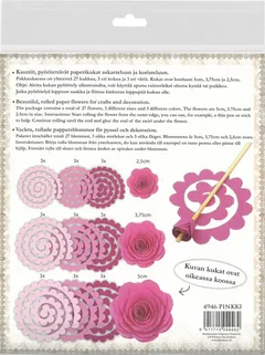 J.K. Primeco paperikukat pyöritettävät pinkki 27 kpl - 2
