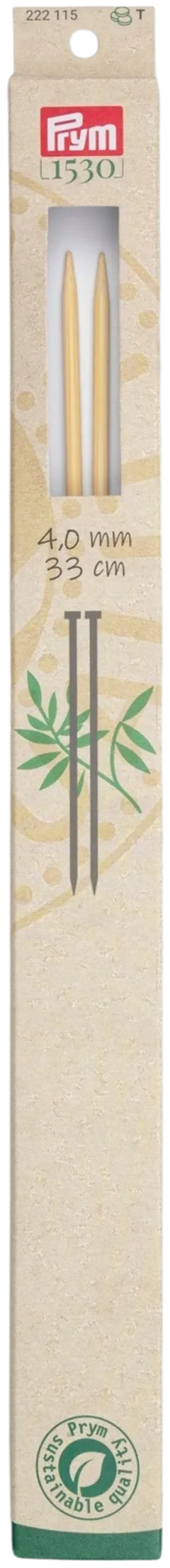 Prym neulepuikko 4,0 33cm bambua - 1