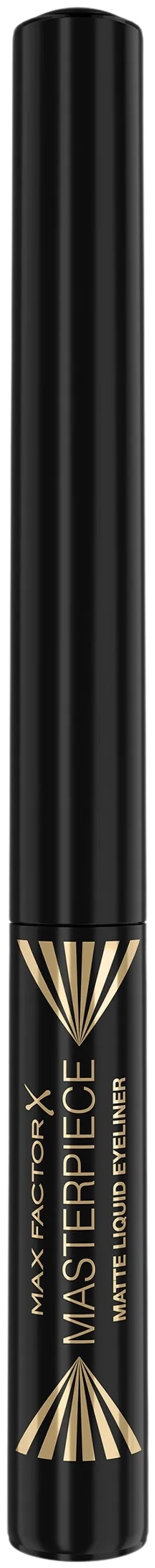 Max Factor Masterpiece Matte Liquid Eyeliner 1,7 ml Black, silmänrajaustussi - 1
