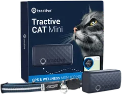 Tractive kissa mini 4G GPS/aktiivisuuskaulapanta - 1