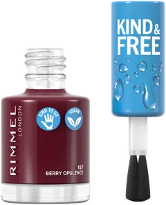 Rimmel Kind & Free Clean Nail Polish 8ml, 157 Berry Opulence kynsilakka - 2