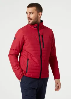 Helly Hansen miesten kevytvanutakki Crew Insulator Jacket 2.0  30343 - RED - 3