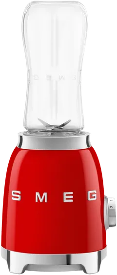 Smeg PBF01RDEU pieni tehosekoitin kahdella 600ml pullolla, punainen - 1