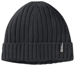 Jack Wolfskin pipo Rib Knit Beanie - BLACK - 1