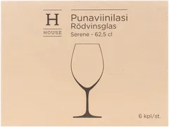 House punaviinilasi Serene 62,5 cl 6-pack - 3