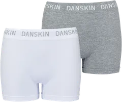 Danskin naisten bokserit YL001-93432 2-pack - grey/white - 1