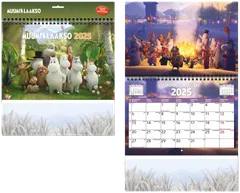 Moomin Seinäkalenteri Muumilaakso 2025 taskullinen - 1