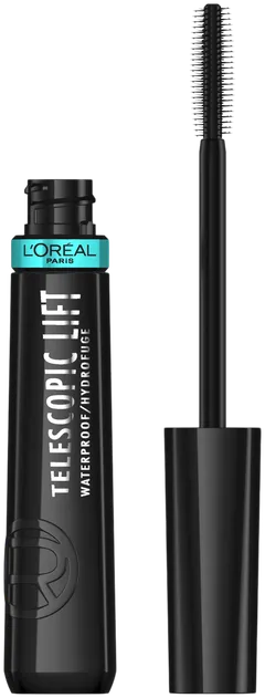 L'Oréal Paris Telescopic Lift Waterproof Black musta maskara 9,9ml - 1