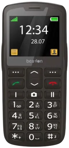 Beafon SL260 LTE puhelin musta-hopea - 1