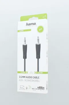 Hama Audiojohto, 3,5 mm - 3,5 mm, 3,0 m - 3