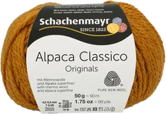 Schachenmayr neulelanka Alpaca Classico 50g keltainen - 1