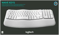 Logitech näppäimistä Wave Keys - valkoinen - 2