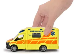 Majorette Grand Series Mercedes-Benz Sprinter, suomalainen ambulanssi, valo- ja äänitoiminto, 15 cm - 6