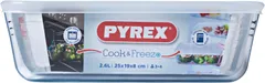 Pyrex Cook & Freeze lasivuoka ja kansi 25x19cm - 3