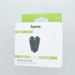 Hama Audiosovite, optinen haaroitin, 1 in - 2 out - 2