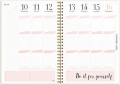 Burde koulukalenteri 24/25 Life Planner Pink - 2