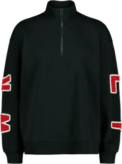 WKLY. miesten collegepusero half-zip 195W312404 - BLACK - 1