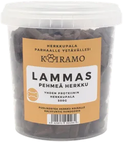 Koiramo Pehmeä herkku LAMMAS, puolikostea koiranherkku 500g - 1