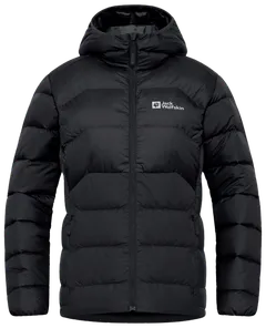 Jack Wolfskin naisten untuvatakki Ather down hoody jacket m A60330 - BLACK - 2