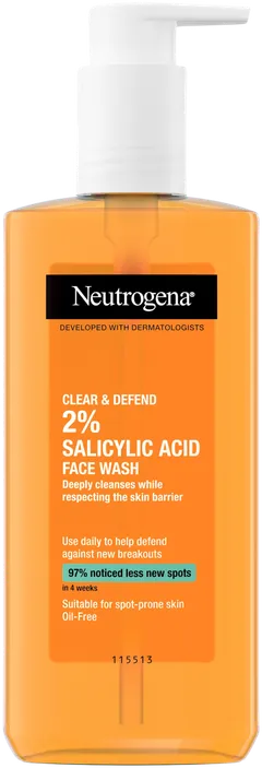 Neutrogena Clear & Defend Facial Wash puhdistusgeeli 200 ml - 1