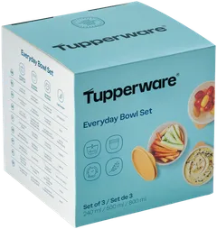 Tupperware kulhosetti Everyday 240 ml + 500 ml + 800 ml - 6