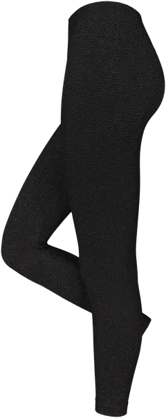 House naisten lurex-leggingsit 118NRMC23 - BLACK - 2