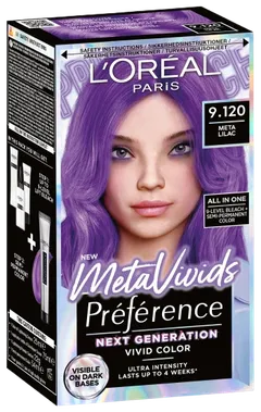 L'Oréal Paris Préférence Metavivids Lilac 9.120 vaalennus ja sävyte 1kpl - 1