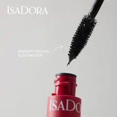 IsaDora The Build Up Mascara Extra Volume Super Black 9 ml - Super Black - 4