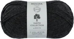 Novita lanka 7 Veljestä Nature 100g Noki 099 - 1