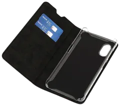 Wave Book Case, Samsung Galaxy Xcover Pro, Musta - 4