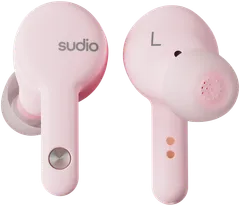 Sudio A2 Bluetooth nappikuulokkeet pinkki - 1