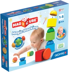 Geomag Magicube Magic Stacking magneettiset rakennuspalikat 8 kpl - 1