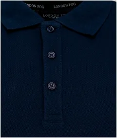 London Fog miesten pitkähihainen pikeepaita 195LF31241 - Dark blue - 3