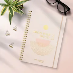 Burde koulukalenteri 24/25 Life Planner Pink - 7