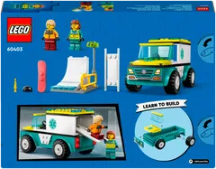 LEGO City Great Vehicles 60403 Ambulanssi ja lumilautailija - 3