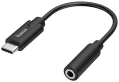 Hama Audioadapteri, USB-C uros - 3,5 mm jakkiliitin naaras, Stereo - 1