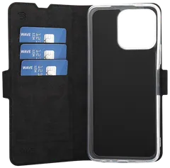 Wave Book Case, Honor X8 5G / Honor X6 / Honor 70 Lite 5G, Musta - 3