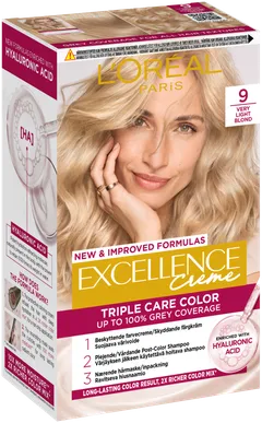 L'Oréal Paris Excellence Creme 9 Very Light Blonde Vaalea kestoväri 1kpl - 2