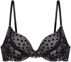 Dorina naisten push up -rintaliivit Yasmine - BLACK - 1