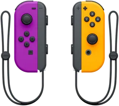 Nintendo Switch ohjainpari Joy-Con neonpurppura/neonoranssi - 2