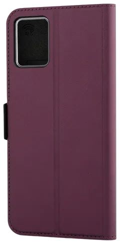 Wave Book Case, Motorola Moto E13, Smoky Sangria - 2